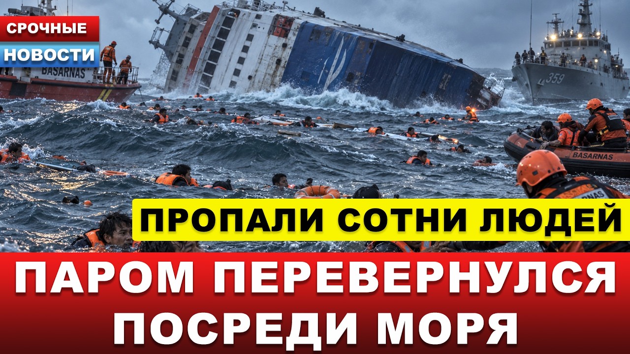 ⚡️129 ЧЕЛОВЕК ПРОПАЛИ БЕЗ ВЕСТИ&hellip; Пассажирский паром перевернулся посреди моря