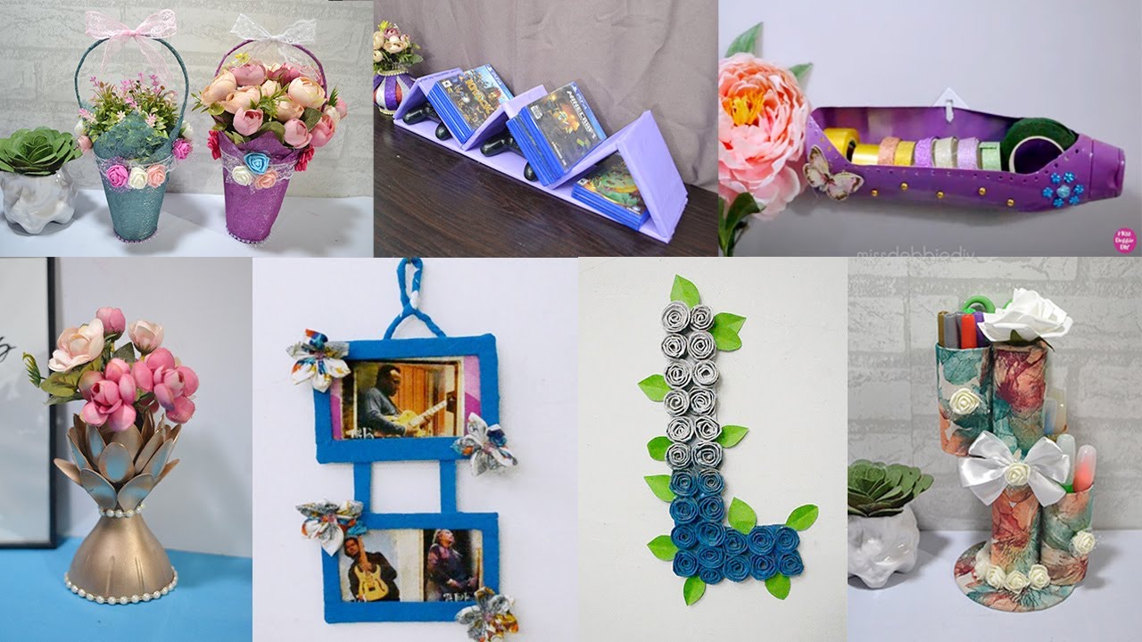 10 ideas to make with discarded objects| 10 recycling ideas of discarded items