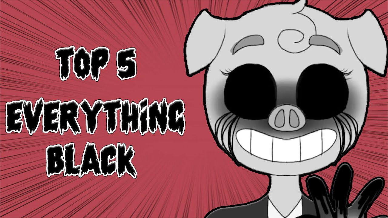 TOP 5 Everything Black Meme Piggy ALPHA Roblox Animation, Gacha Life !