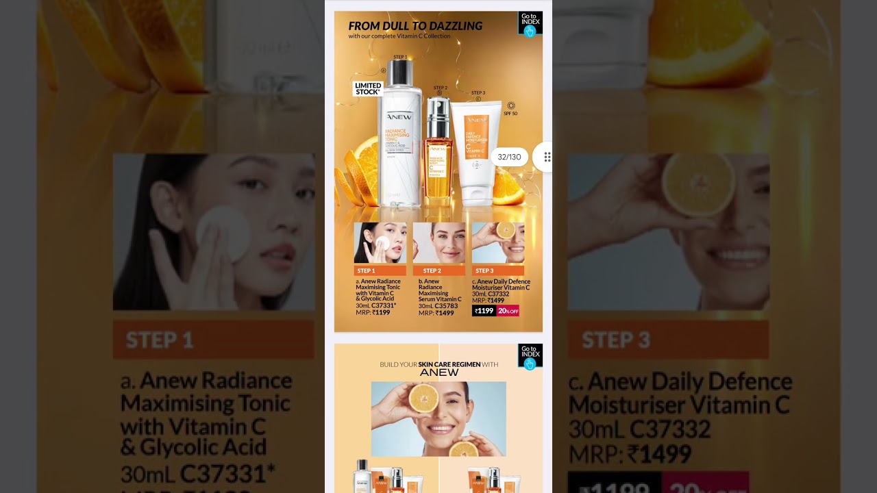 Avon Cosmetic October Brochure and subscribe 