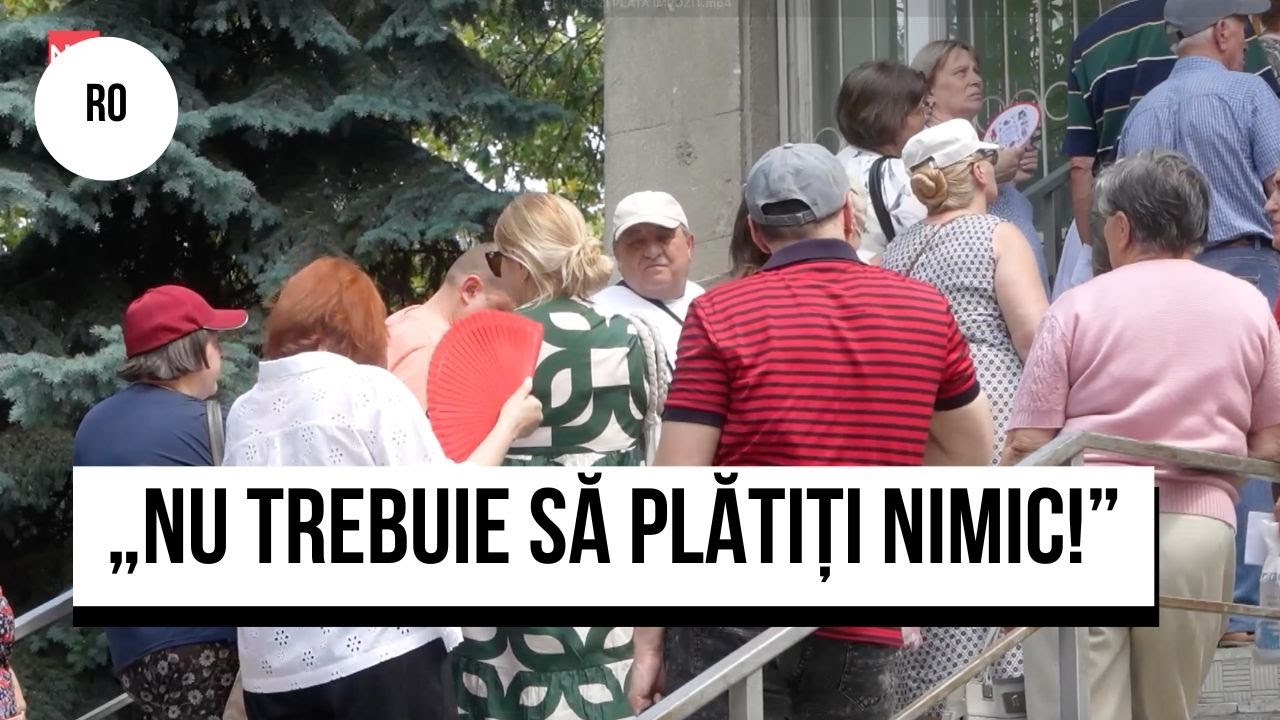 „Nu trebuie să plătiți nimic!” De ce pensionarii stau la coadă pentru o taxă?