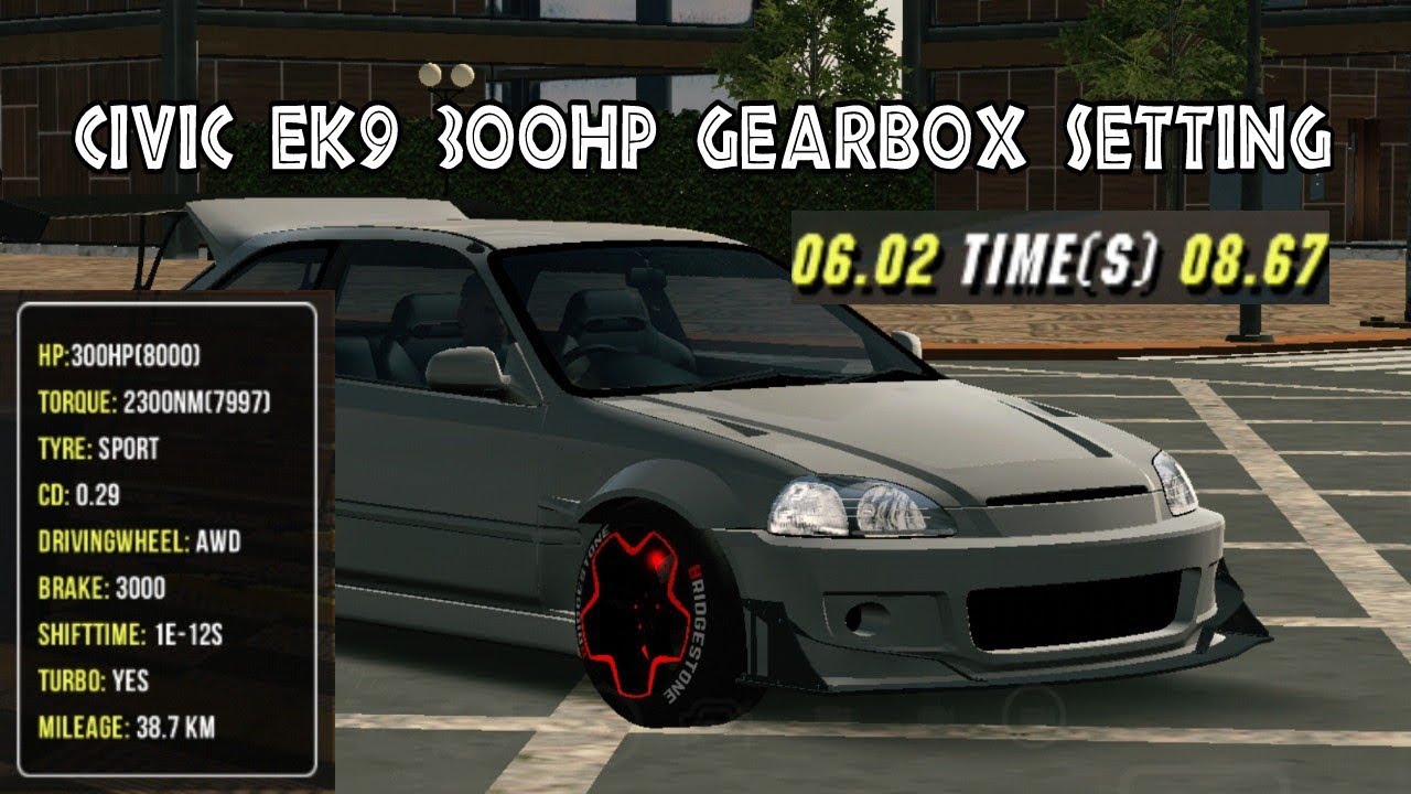 Honda Civic EK9 300hp / 414hp Gearbox Setting | Car Parking Multiplayer