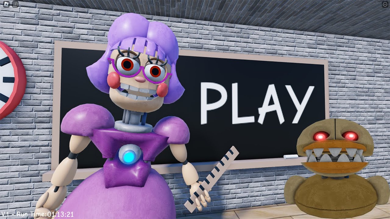 Escape Miss Ani-Tron's Detention! (SCARY OBBY) Scary Duck Full Gameplay #roblox #gaming