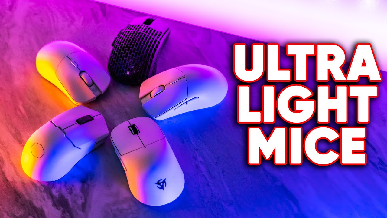 5 ULTRALIGHT Mice to HEAVILY Consider! (Ninjutso Sora, 37g Mouse , 4K Hz)