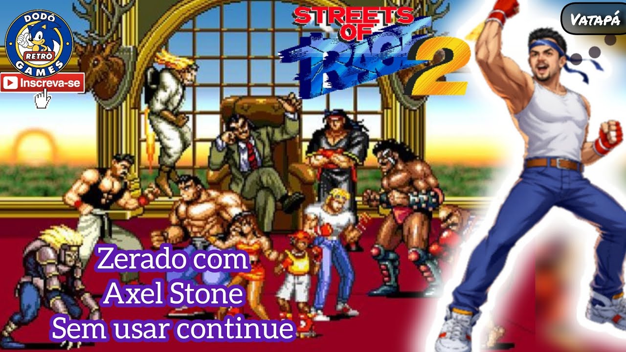 STREETS OF RAGE 2 (MEGA DRIVE): Clássico 