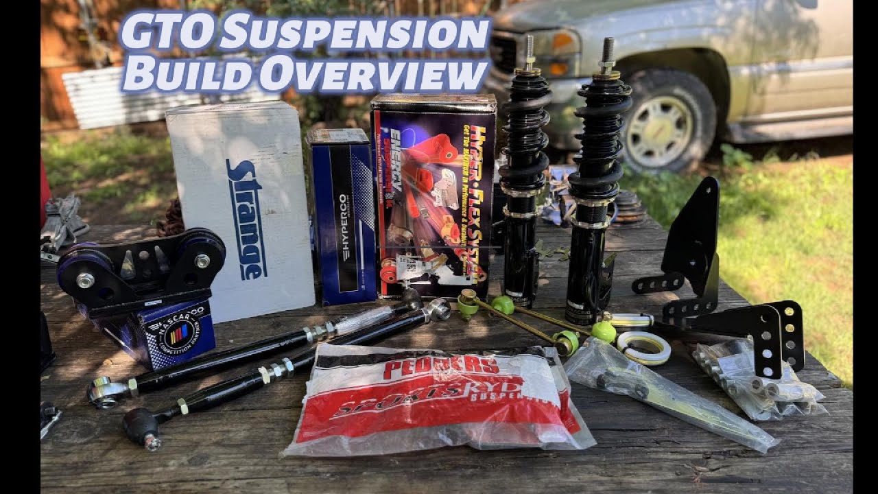 GTO Suspension Build Overview