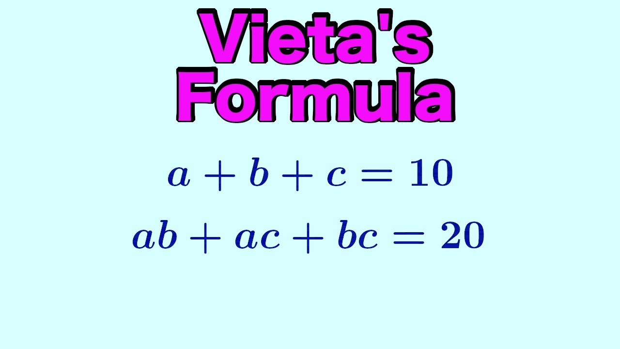 Vieta's Formula