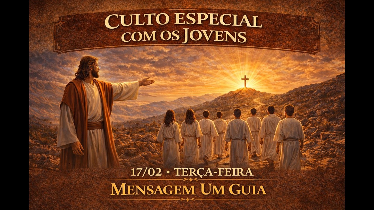 17/02/2026 - Terça-feira culto com jovens - Tabernáculo da Fé São Paulo