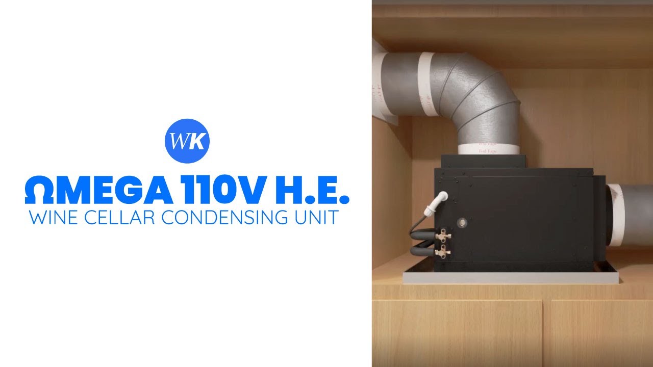 Ωmega 110V H.E. Condenser Features | WhisperKOOL Wine Cellar Cooling Systems