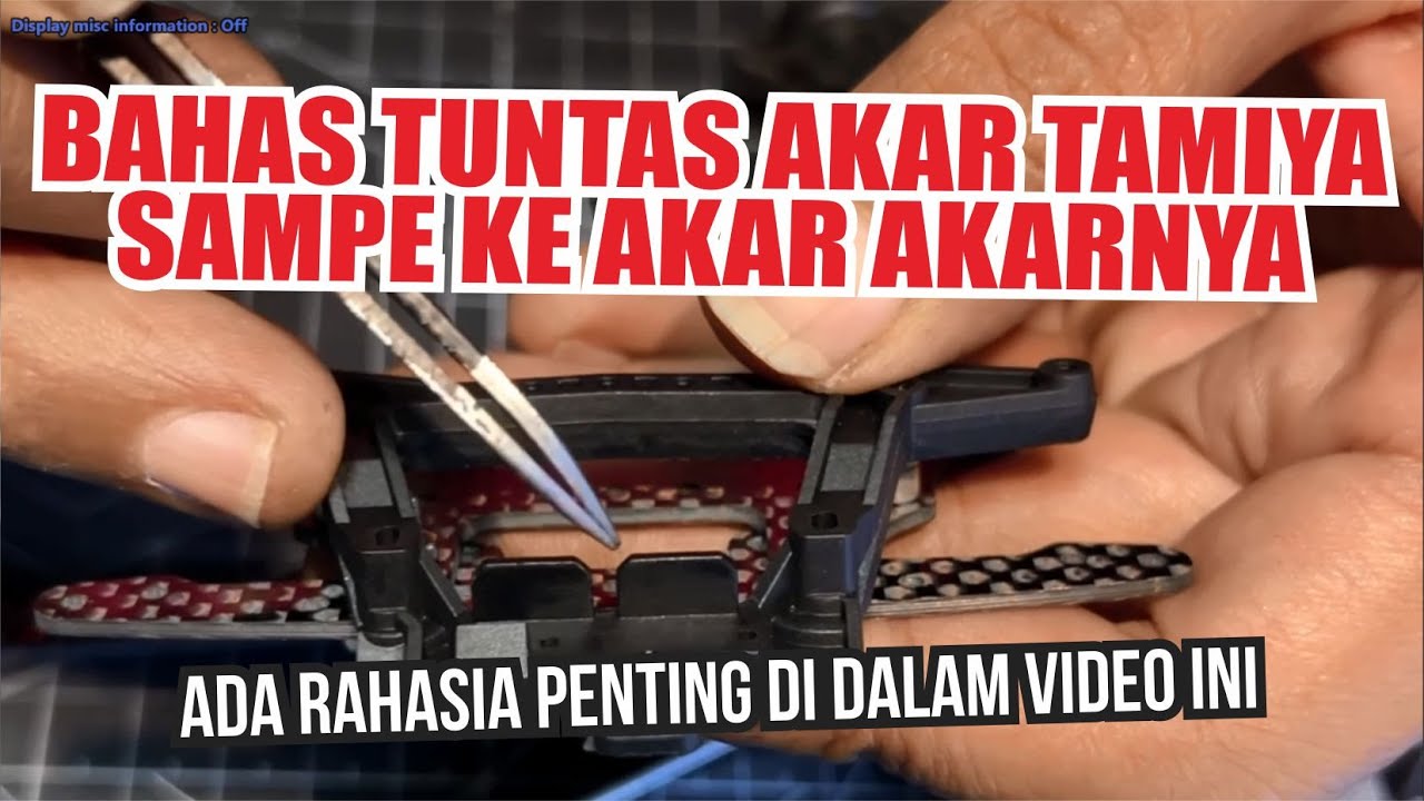 Cara Pemasangan Akar Carbon Tamiya Untuk Pemula