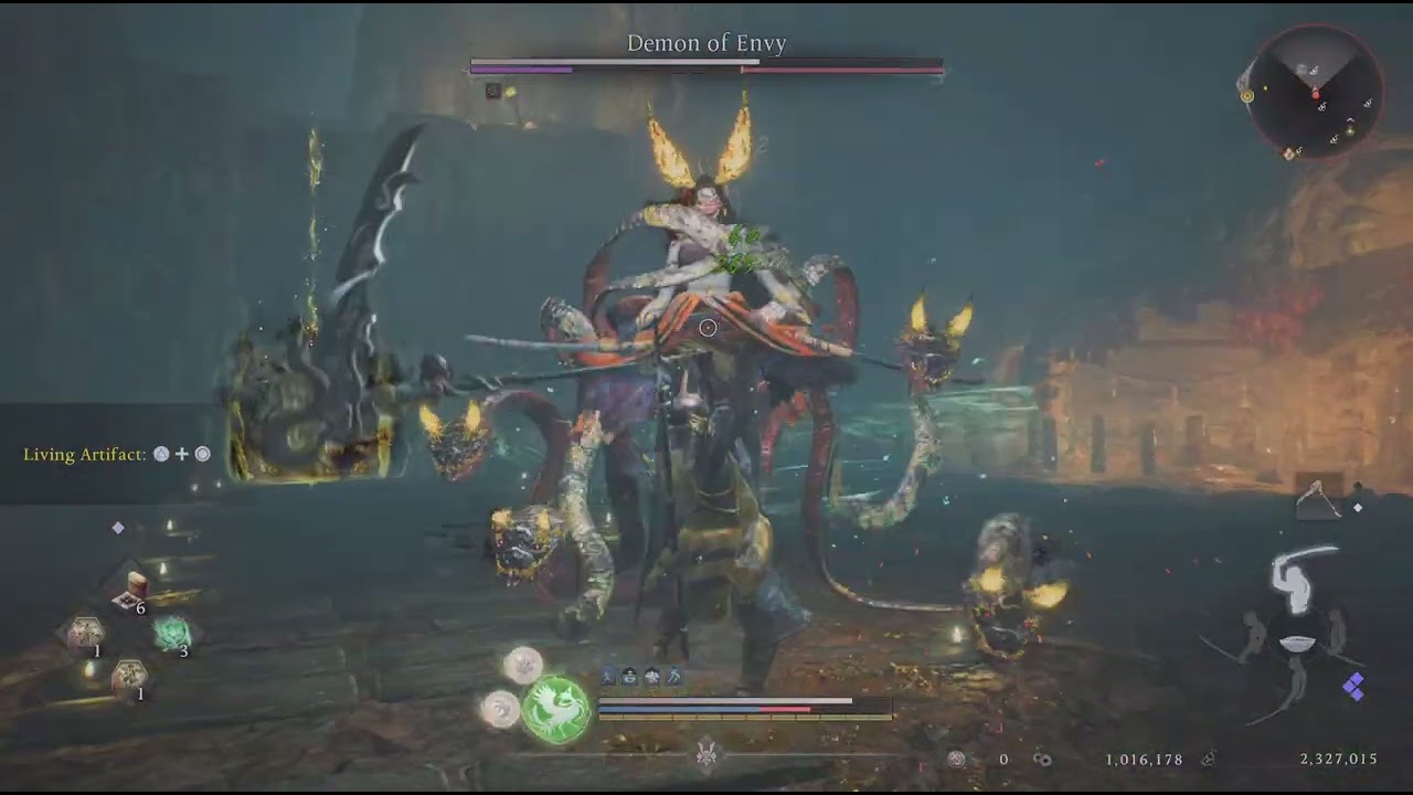 Nioh 3 Demon of Envy NG+ Kusarigama/Tonfa/Spear/Switchglaive