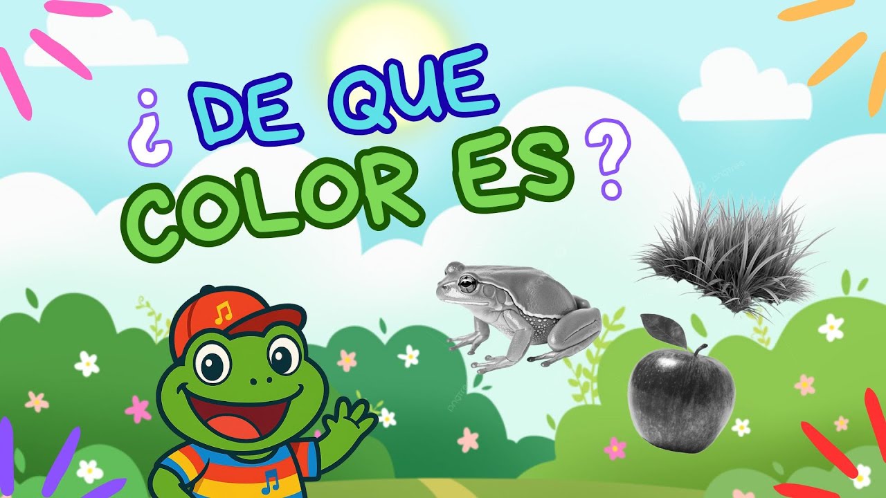 ¿De Qué Color Es El Objeto?🎨🐸 Adivinanzas Divertidas para niños!