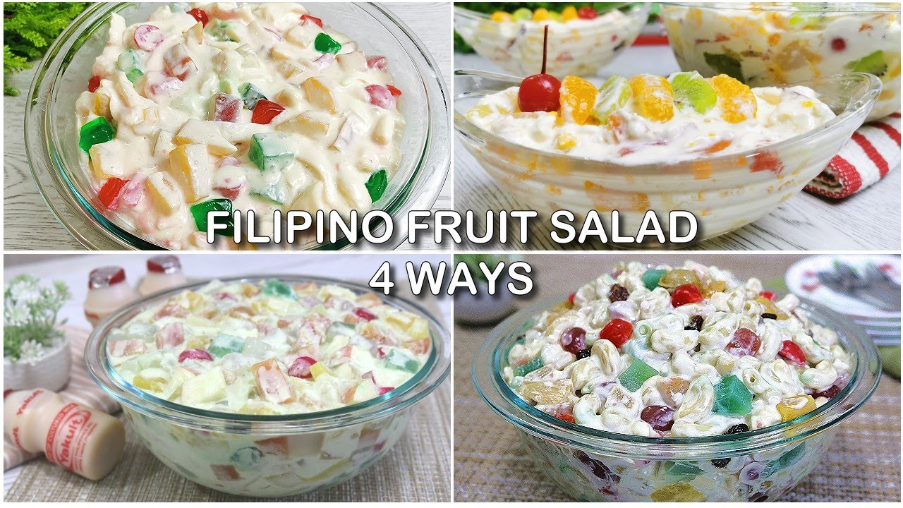 Filipino Fruit Salad 4 Ways Best for Noche Buena and Media Noche