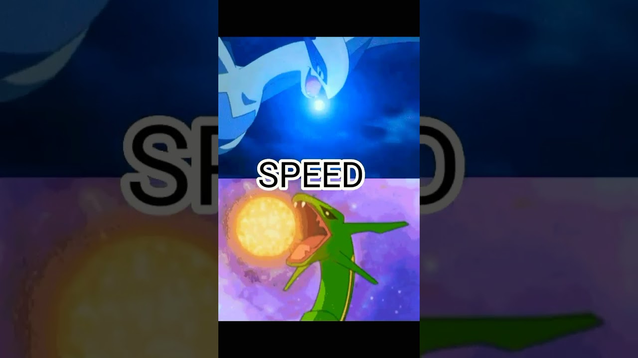 rayquaza vs lugia #pokemon #shorts #rayquaza #lugia #pokeworld
