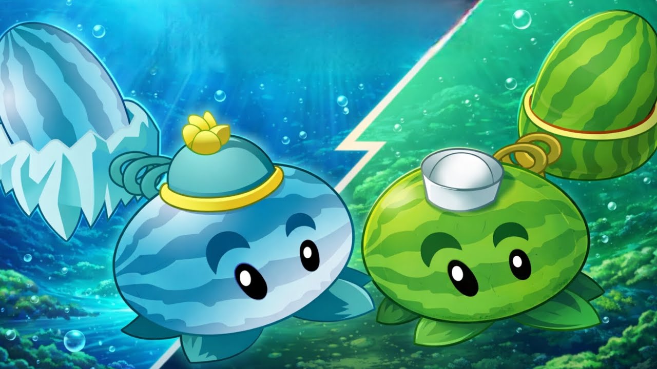 Plants vs Zombies 2 Arena Winter Melon Pult and Melon Pult gameplay #pvz #trending #gaming #viral 