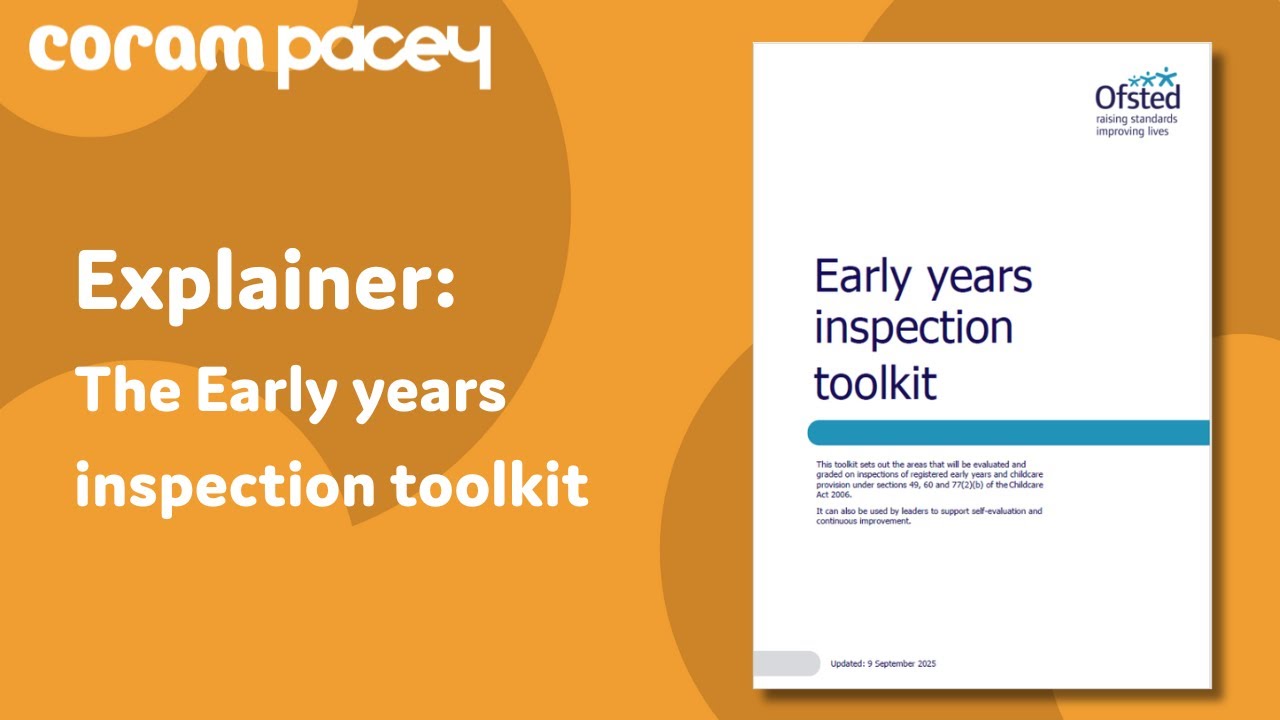 Explainer:  The Early years inspection toolkit  ***Without background music***