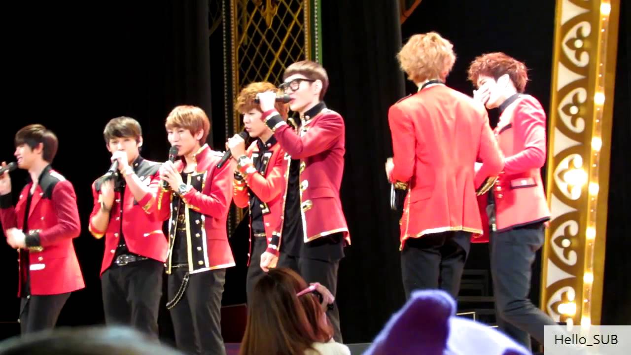 121224 롯데월드 미니콘서트 - BTOB Christmas Carol Medley + 창섭Ment