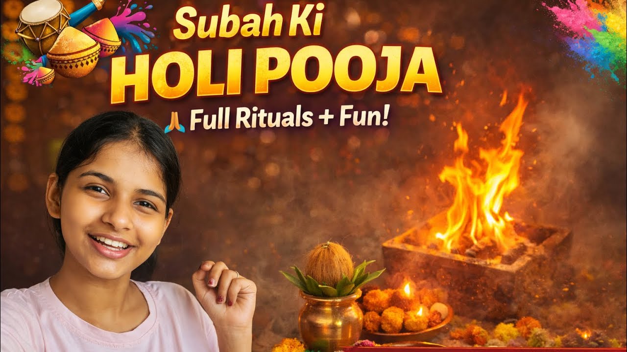 Holi puja #holi special 