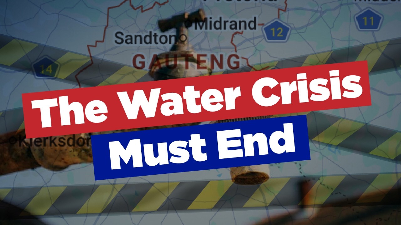 DA announces action on Gauteng water crisis - Helen Zille, Solly Msimanga & Cilliers Brink