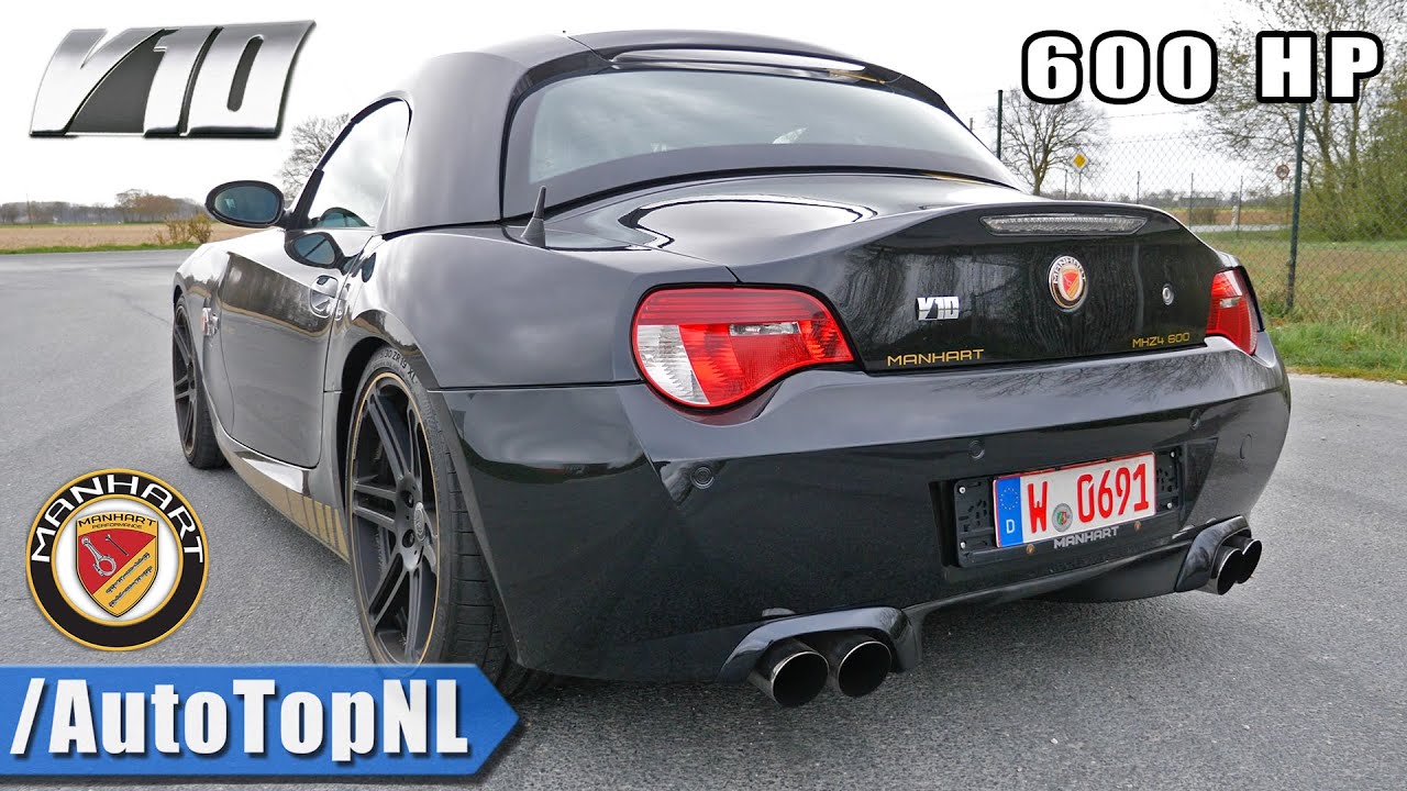 BMW Z4 5.8 V10 MANHART *M5 ENGINE SWAP* SOUND & ONBOARD by AutoTopNL