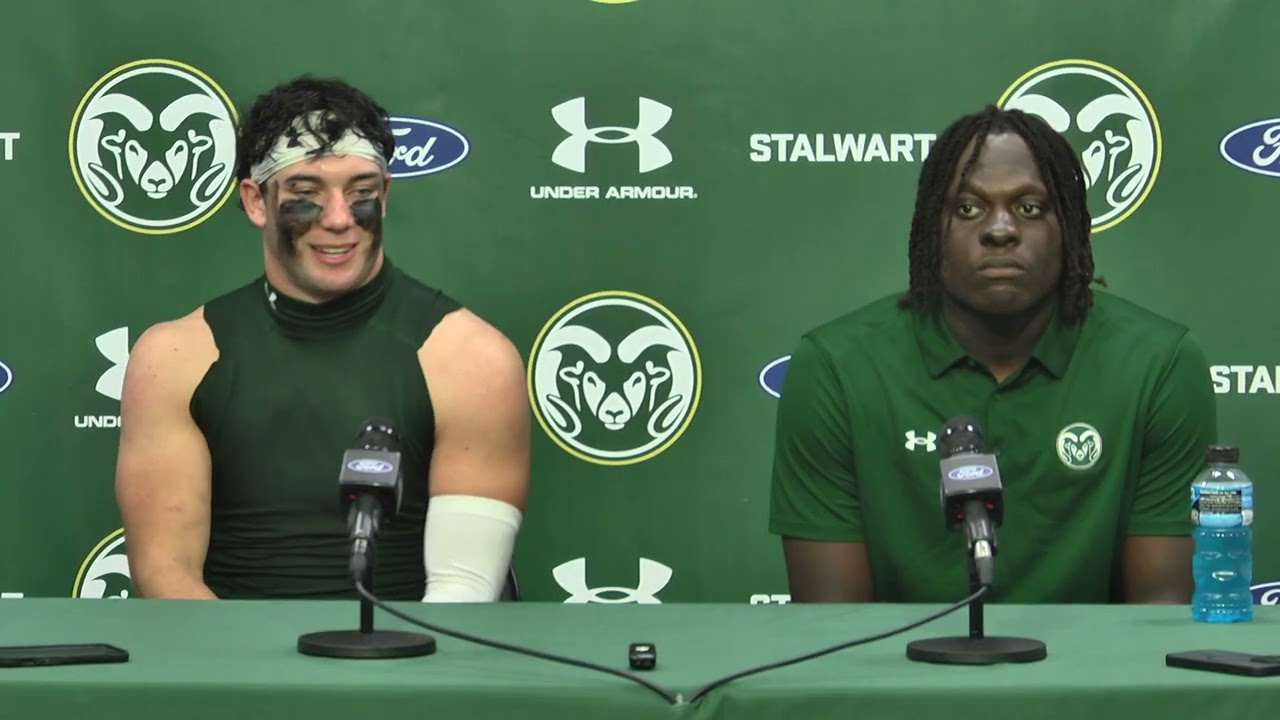 Colorado State Football: Long (L) and Tangelo (R) Post-Game (Fresno State, 2025)
