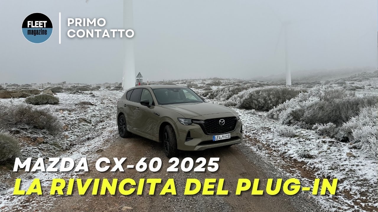Mazda CX-60 2025: più stabile e reattiva, e col plug-in mira alle aziende