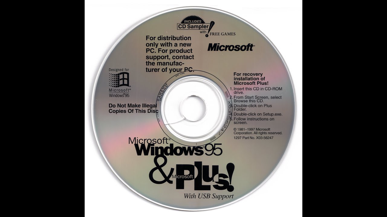 Introducing Windows 95 and Microsoft Plus OSR2.5 on PCem V17 Virtual Machine App (HP Laptop)