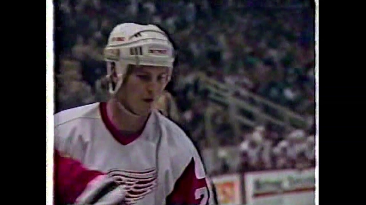 Chicago Blackhawks Detroit Red Wings Jan. 20, 1989 Highlights