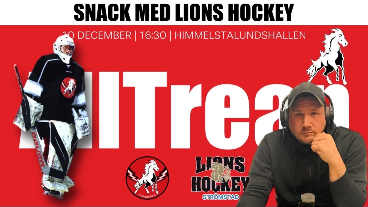 Uppsnack med representant från Lions Hockey