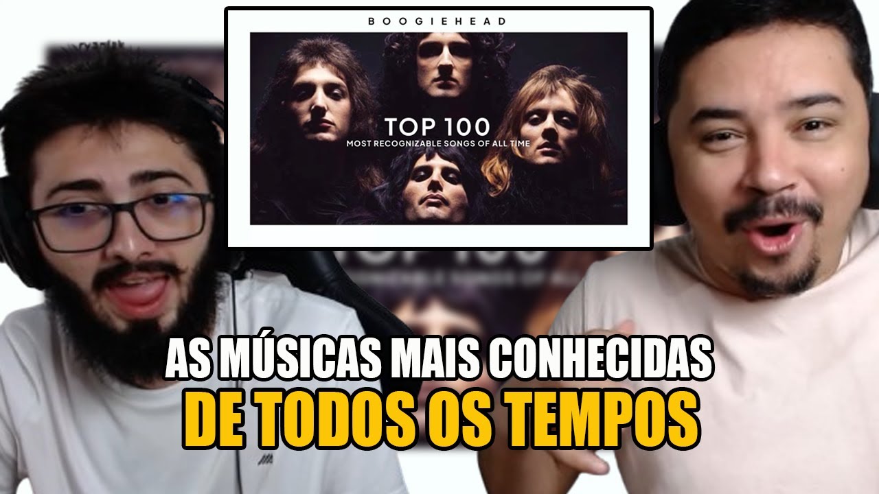 TOP 100 MÚSICAS MAIS RECONHECÍVEIS DE TODOS OS TEMPOS! (VERSÃO 2024) | REACT