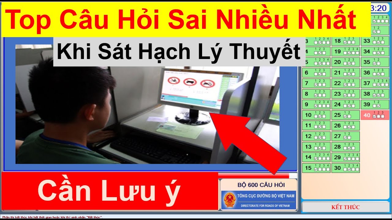 Những Câu Hỏi Sai Nhiều Nhất khi thi Sát Hạch lý thuyết lái xe Ô Tô năm 2021 - Cần chú ý /Thầy Chiến
