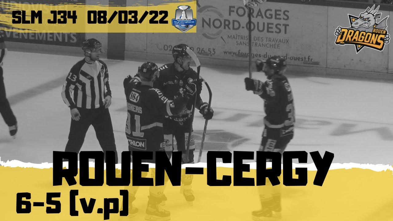 Hockey : Rouen - Cergy Ligue Magnus 2021/2022 J34