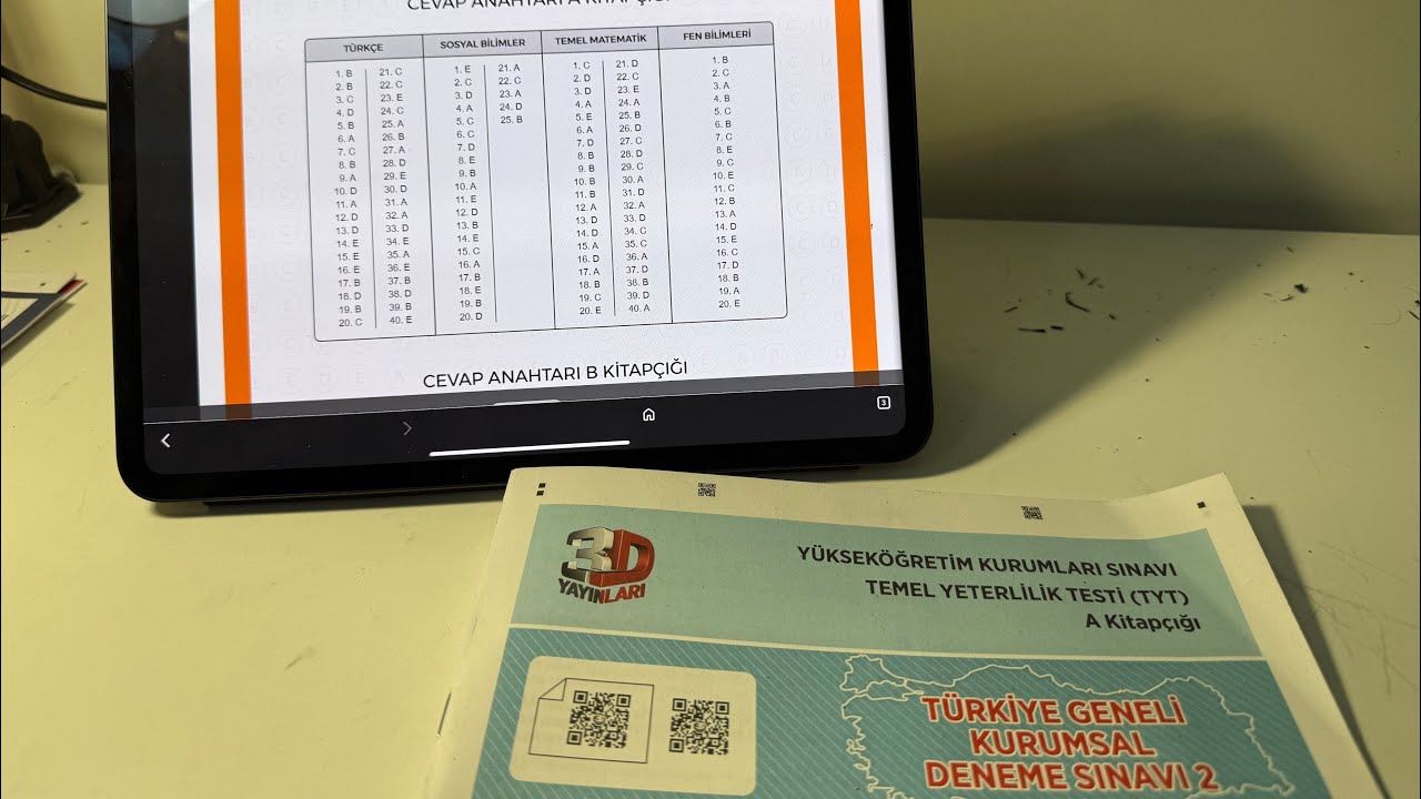 3D TYT 2Tg Deneme Sınavı  Sonucum AAAAAA #yks #yks #yks2026 #tyt #3d 