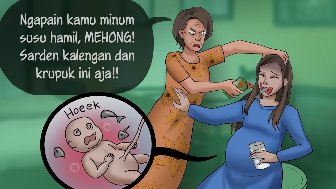 MERTUA KOLOT - Kasih Mantu makanan ngawur bikin bayi prematur | Animasi Drama