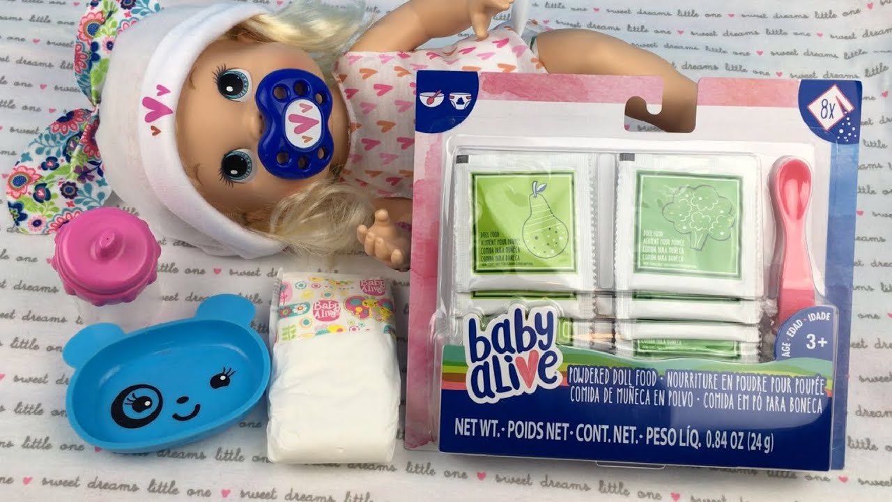 Feeding and Changing Baby Alive Baby’s Got New Teeth Doll Talia