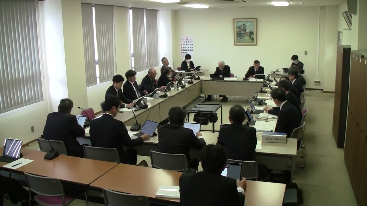 令和7年12月12日総務産業⑤（ふるさと納税を活用した大学支援事業補助金の債務負担行為補正について/白石地区簡易水道事業の町管理への移行について）