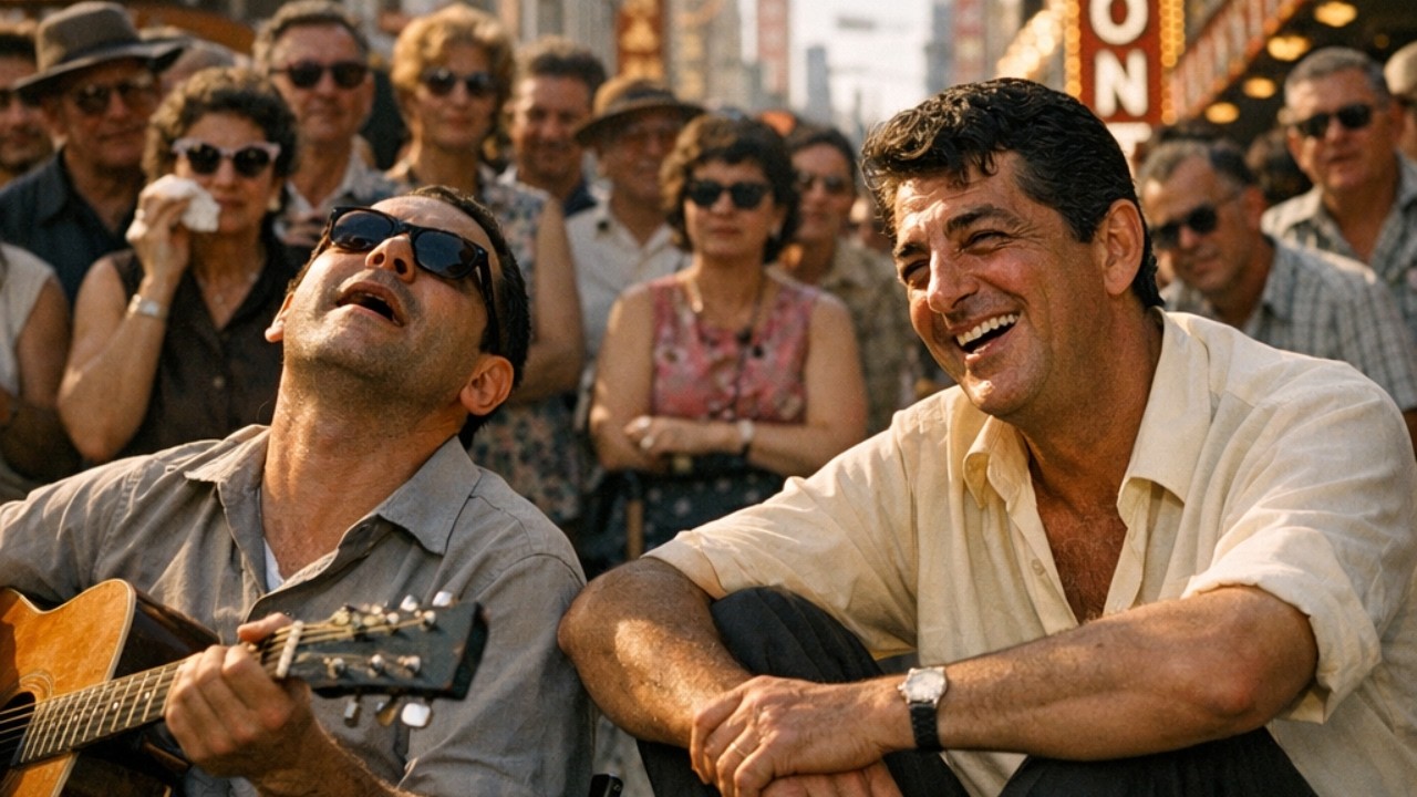 Dean Martin Joined a Blind Guitarist in Silence—Then 200 People Suddenly Gathered