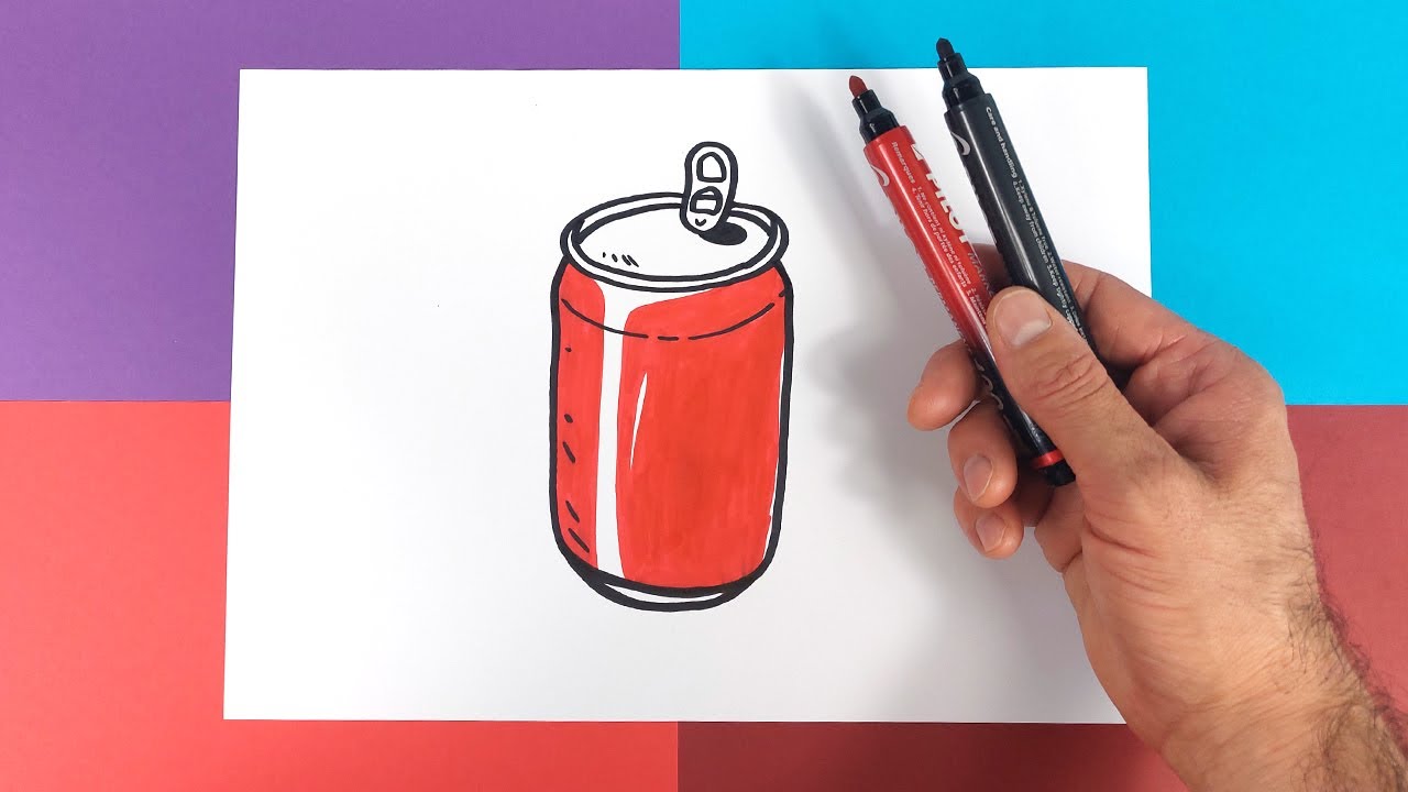 Comment dessiner une canette ?