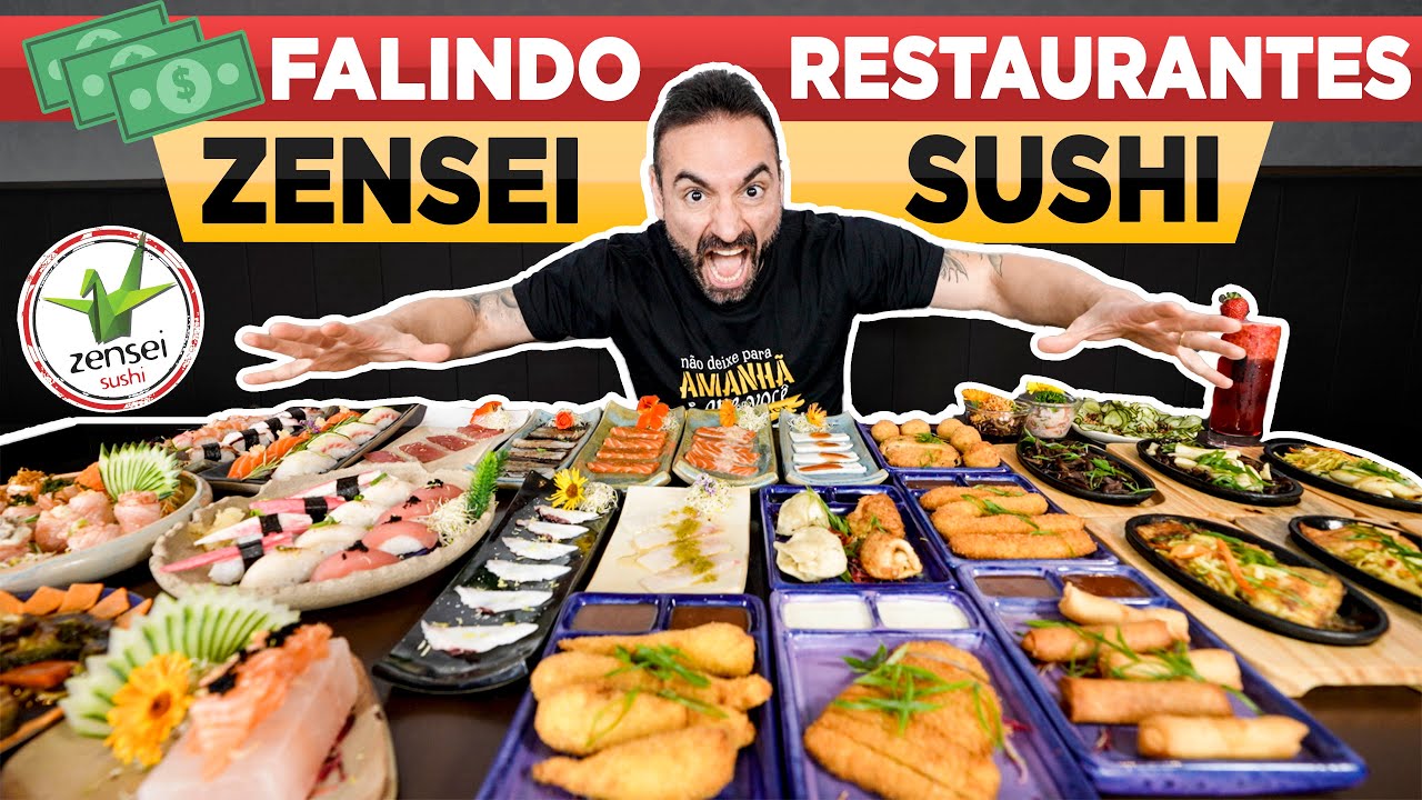 FALINDO RESTAURANTES: RODÍZIO DO ZENSEI SUSHI!!