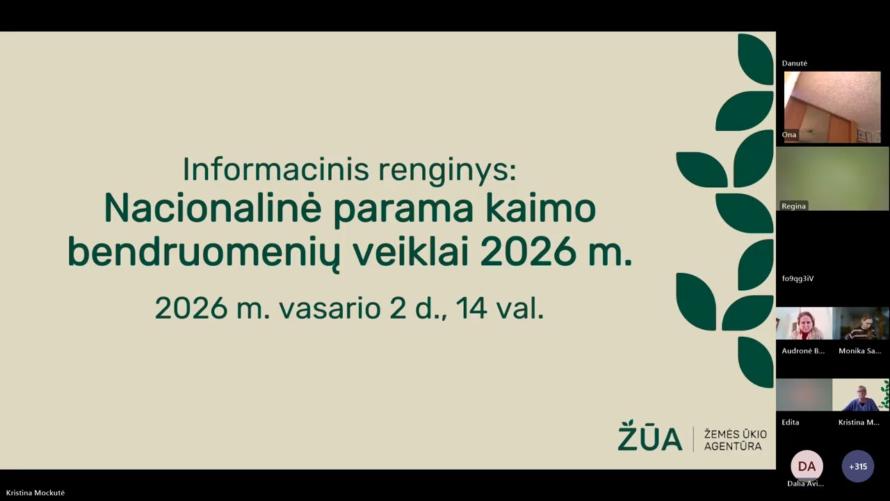 Informacinis renginys 