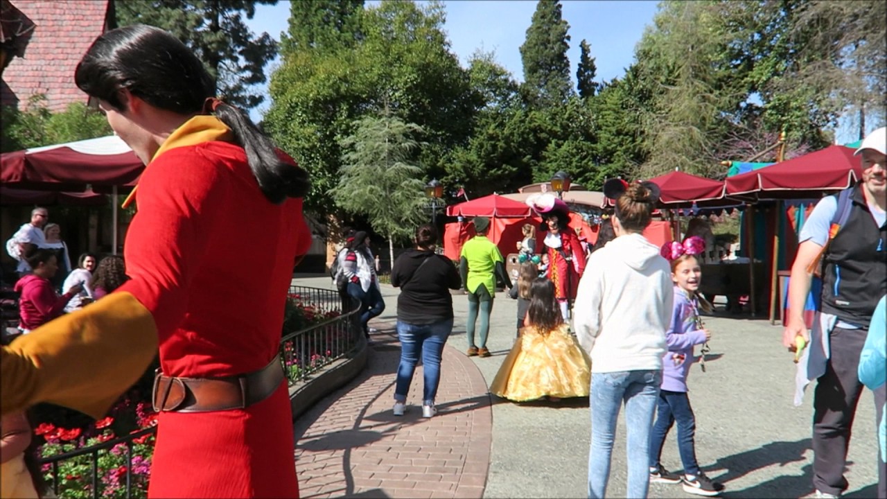 Gaston vs The Mad Hatter, Alice, and Peter Pan