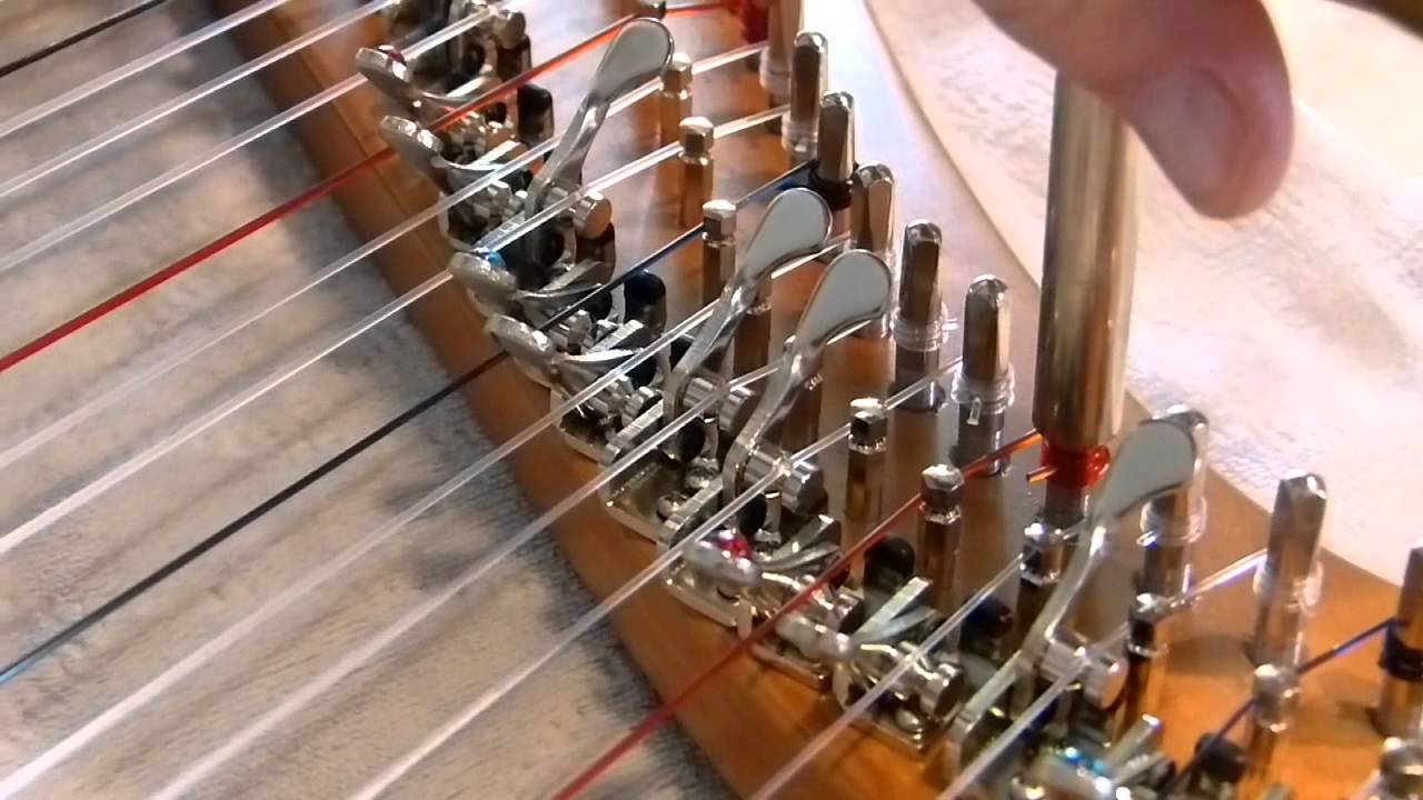 How To Change a String - Harp Lessons with Darlene