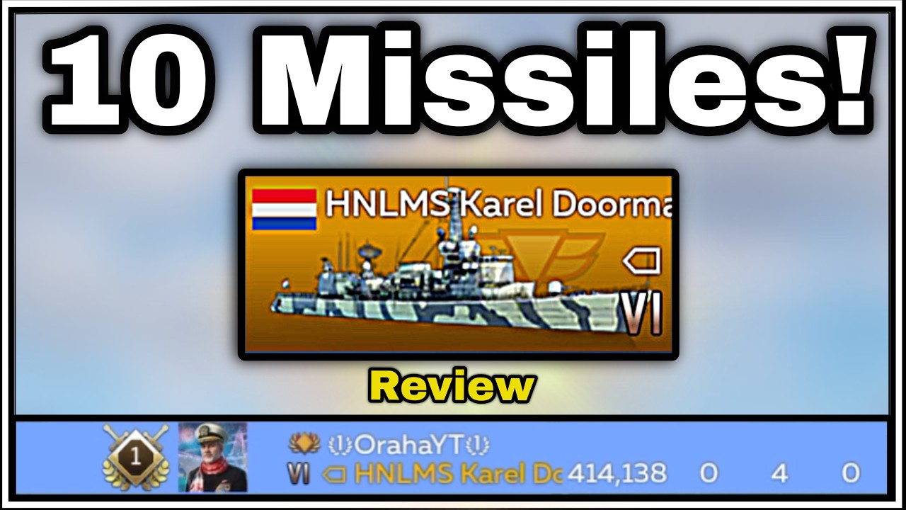HNLMS Karel Doorman &ndash; 10 Missiles | War thunder mobile