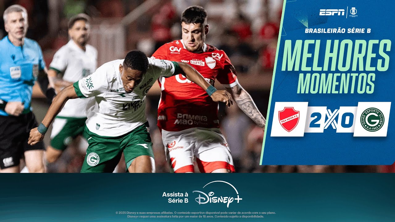 VILA NOVA VENCE CLÁSSICO QUENTE CONTRA O GOIÁS NA SÉRIE B | Melhores Momentos