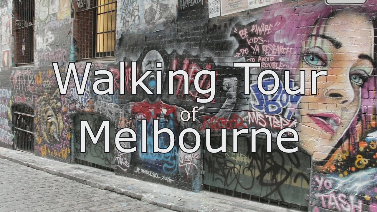 Melbourne CBD Walking Tour with map