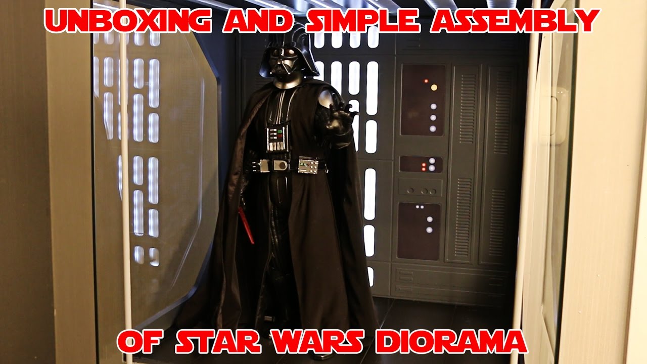 Unboxing and Simple Assembly of Star Wars DETOLF Death Star Diorama