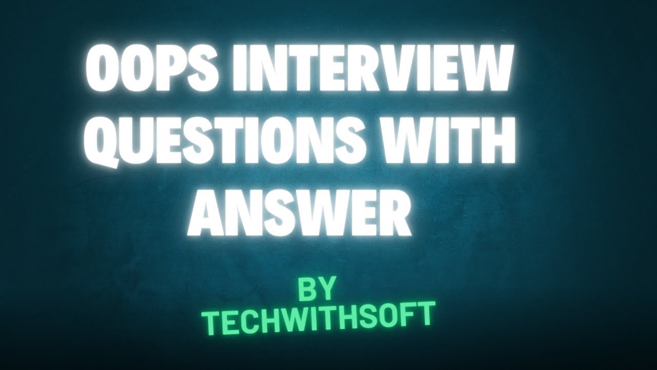 OOP Interview Question