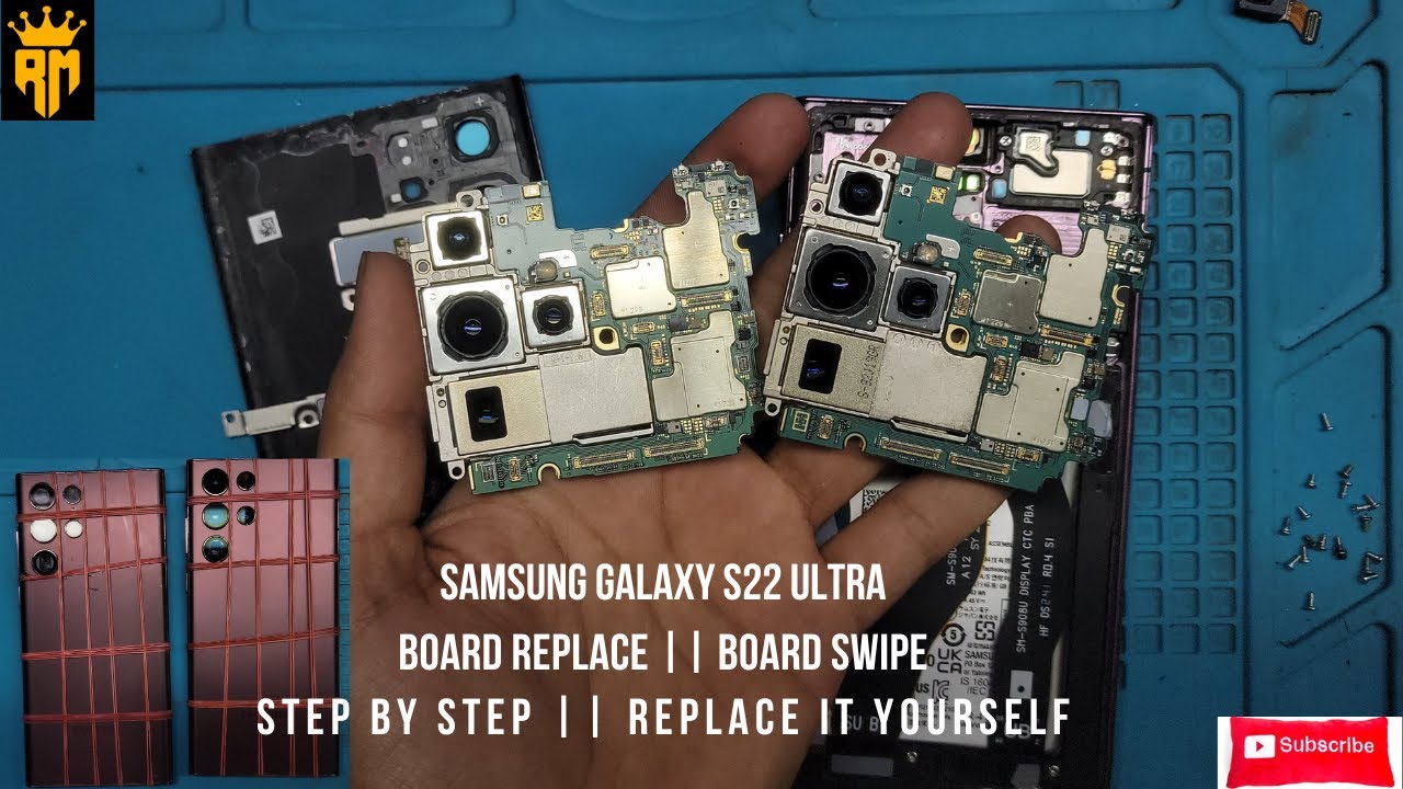 Samsung Galaxy S22 Ultra Board Replace || Board Swipe || Step By Step ||   Replace it Yourself