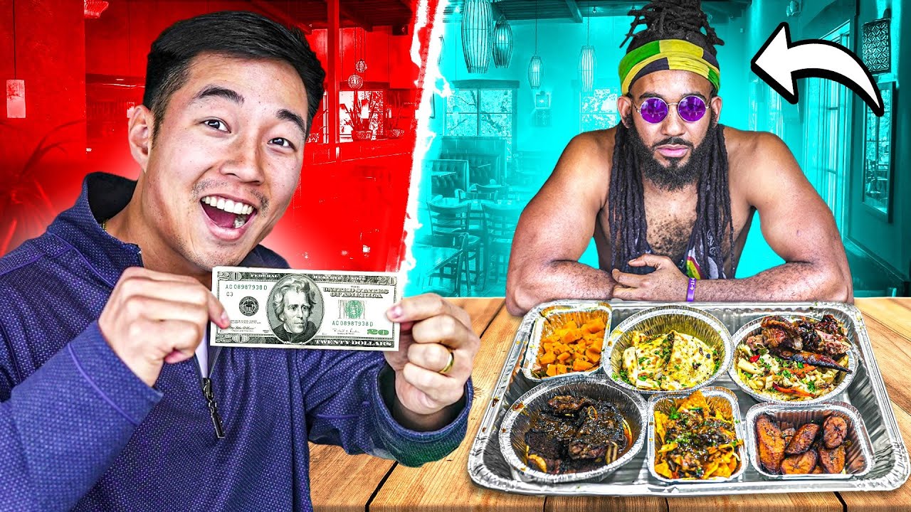 Chef makes a 6 Course Jamaican FEAST with $20! FOUR Servings!! || Budget Meals