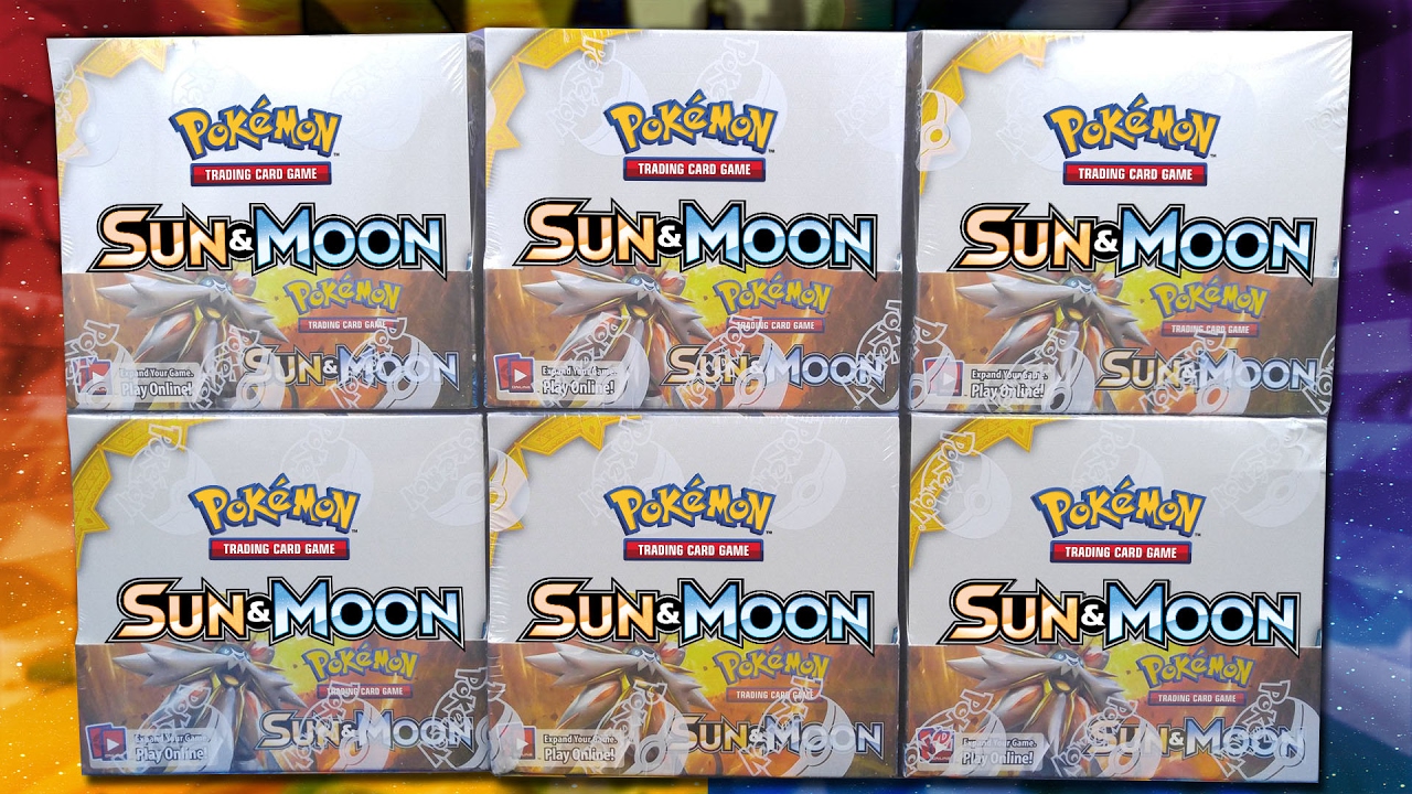 OPENING 6 POKEMON SUN & MOON BOOSTER BOXES OF POKEMON CARDS!!! | A WHOLE BOOSTER CASE!!!